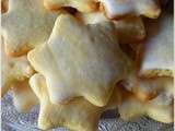 Étoiles: bredeles au citron