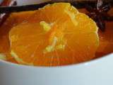 Soupe d'oranges aux épices