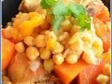Tajine de poulet et potiron aux abricots secs