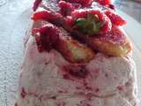 Cake-charlotte aux fraises