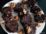 Cookies au chocolat noir et noix (sans farine, ig bas)