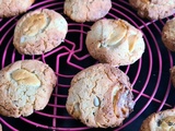 Cookies au sésame et chocolat blanc (sans gluten, low carb)