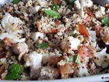 Salade complète au quinoa et boulgour