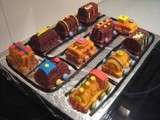 Anniversaire train: gâteau et bonbons