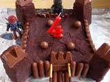 Gâteau d'anniversaire Château fort