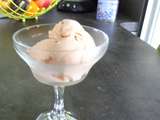Crème glacée à l'abricot