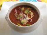 Soupe mexicaine aux haricots rouges