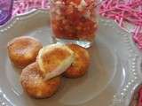 Beignets de Babybel fondants, tartare de tomates (pour 4 personnes)