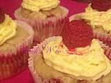 Cupcakes framboise/vanille (pour 8 cupcakes)