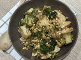 Poulet au brocoli, à l'ail et aux cacahuètes #recette au Cookeo ( pour 4 personnes )