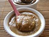 Purée de noisettes et purée d’amandes