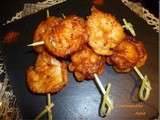 Beignets de Crevettes au Tandoori