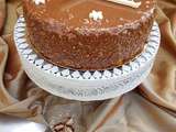 Cake Vanille Chocolat au Glaçage Ferrero Rocher