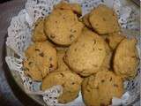 Cookies au beurre de cacahuètes et Pépites de chocolat