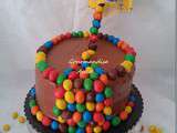 Gravity Cake Damier pour l’anniversaire de Rayan ( 8 ans )
