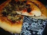 Pain Pizza aux légumes et Champignons ( Boulange)