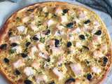 Pizza Blanche à la Ricotta et Saumon