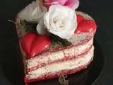 Red Velvet Naked Cake de St Valentin