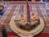 Gâteau anniversaire pour les 5 ans de Juliette