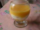 Verrine abricots fromage blanc