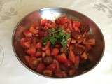 Salade de tomates au chorizo de Jamie Oliver