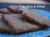 Biscuits farine de châtaigne et pépites de chocolat