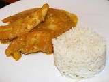Fricassé de poulet au curry
