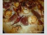 Pizza figue - chèvre - miel