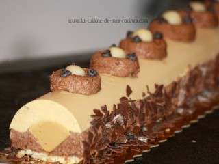 Bûche au Caramel au beurre salé