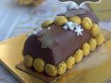 Buche gianduja citron