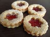 Sablés à la confiture de framboise