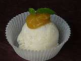 Glace aux citrons et basilic frais