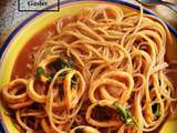 Spaghetti aux encornets
