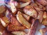 Potatoes au paprika cuitent au four