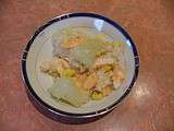 Salade de crevettes et pamplemousse chinois