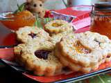 Biscuits façon tarte linzer à la marmelade d’orange
