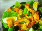 Chicken Ceasar Salad (Salade César au poulet)
