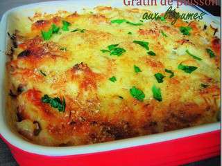 Gratin de poisson / sauce bechamel