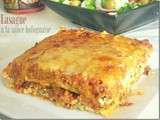 Lasagne à la bolognaise / épinards-ricotta