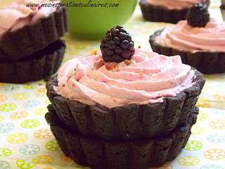 Mousse légère aux mûres (sans oeufs)