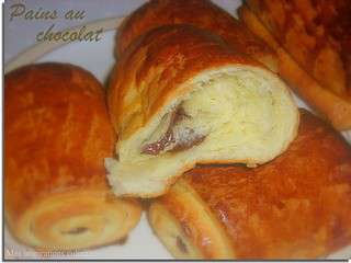 Pain au chocolat brioché