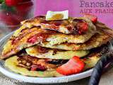 Pancakes aux fraises moelleux