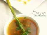 Sauce vinaigrette aux herbes