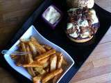 Hamburger à la fourme d'Ambert et échalote