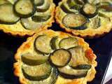 Tartelettes courgette et fromage fines herbes