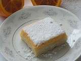 Blood orange curd shortbread bars - Carré à l'orange sanguine