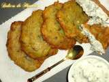 Mücver, Galettes de courgette avec crème de fromage