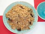 Patlıcanlı pilav - Riz à l'aubergine