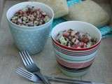 Menu du week-end : salade de haricots cornille et esquimau maison à la pastèque