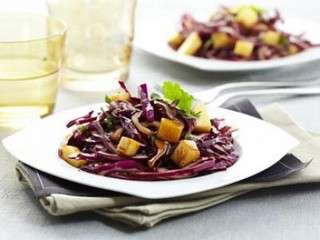 Salade de chou rouge aux pommes
